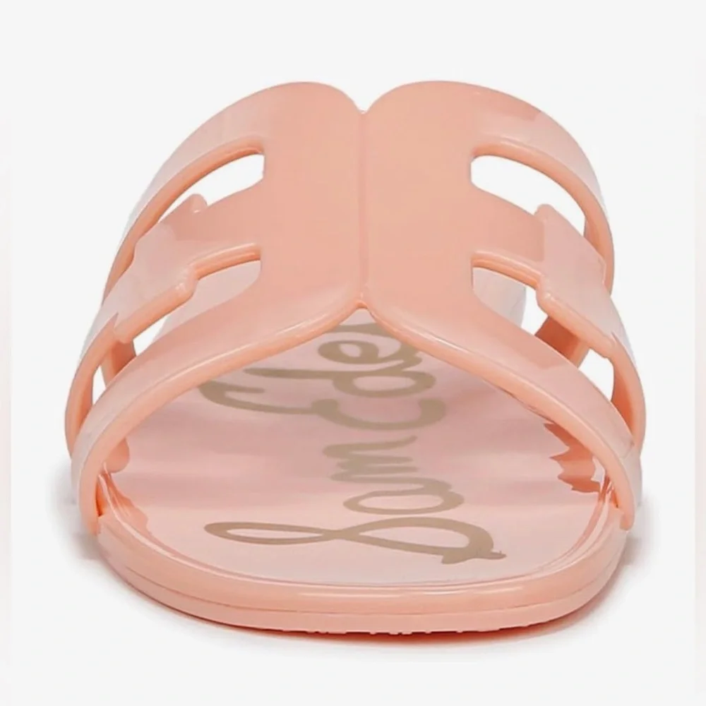 Sam Edelman Pink Jelly Slide Sandals